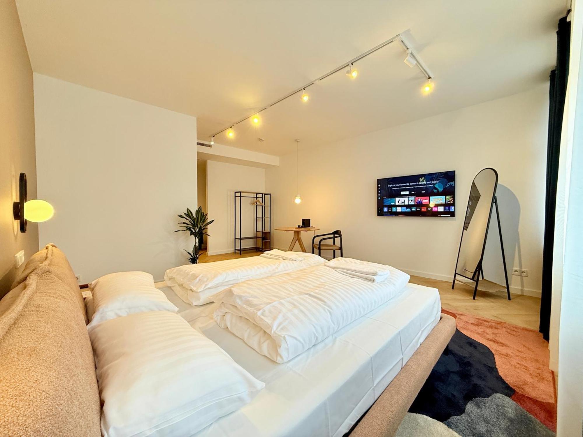 Stayzz By Homyzz - Modern Studios Alsterdorf -Winterhude- Stadtpark Hamburg-Harburg Buitenkant foto